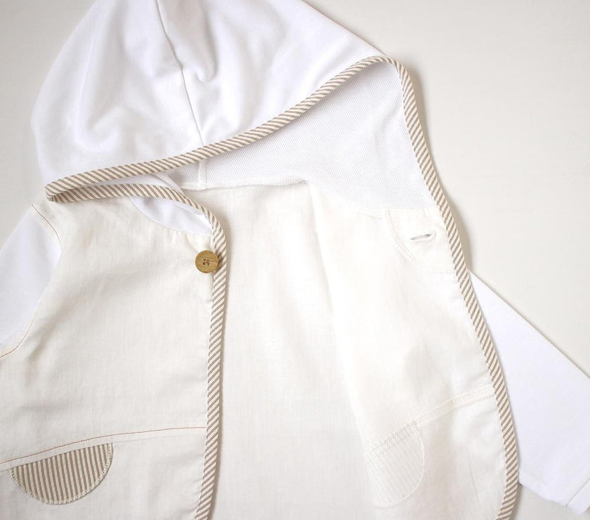 Hoppetta UV Cut Parker White | Little Baby.