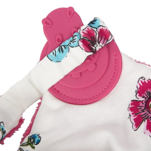 Cheeky Chompers Comfortchew Comforter - Anna Floral | Little Baby.