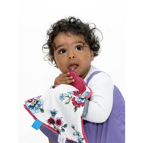 Cheeky Chompers Comfortchew Comforter - Anna Floral | Little Baby.