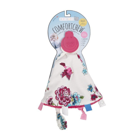 Cheeky Chompers Comfortchew Comforter - Anna Floral | Little Baby.