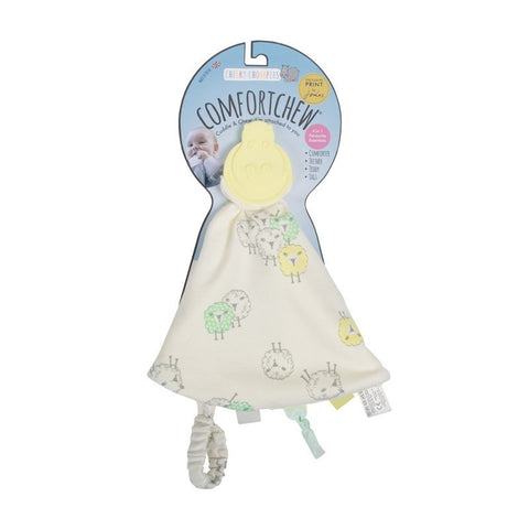 Cheeky Chompers Comfortchew Comforter - Barnaby Sheep | Little Baby.