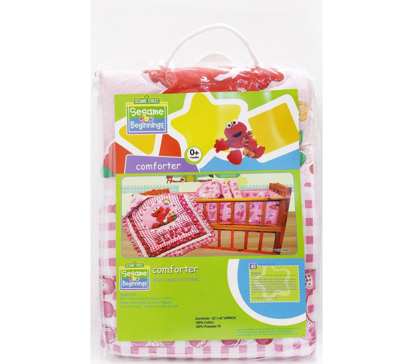 Sesame Comforter Set ABC Pink | Little Baby.