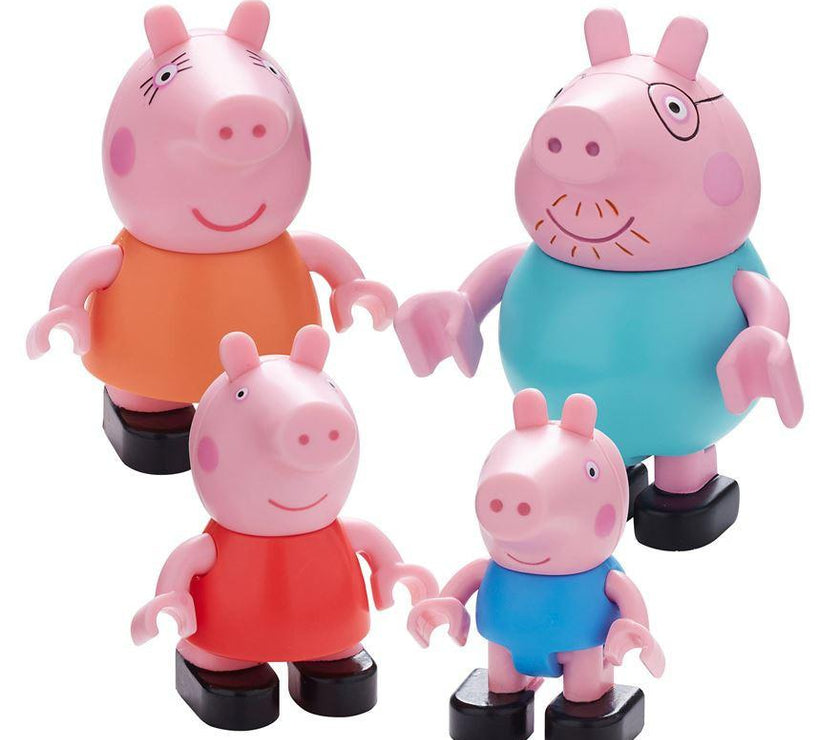 PEPPA PIG - Family Construction Figure Pack | Little Baby.