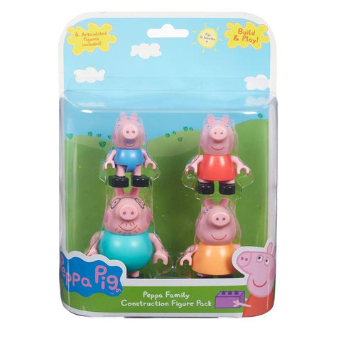 PEPPA PIG - Family Construction Figure Pack | Little Baby.
