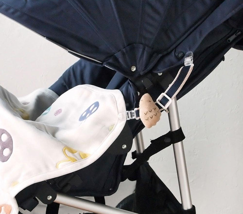 Hoppetta Convenient Clip with Plush Toy - Risu | Little Baby.