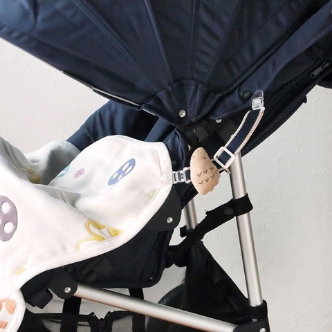 Hoppetta Convenient Clip with Plush Toy - Risu | Little Baby.