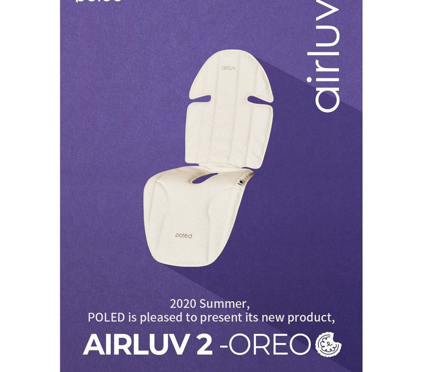 Poled Premium AirLuv Oreo Refreshing Air Wind Seat Liner (USB chargeable) | Little Baby.