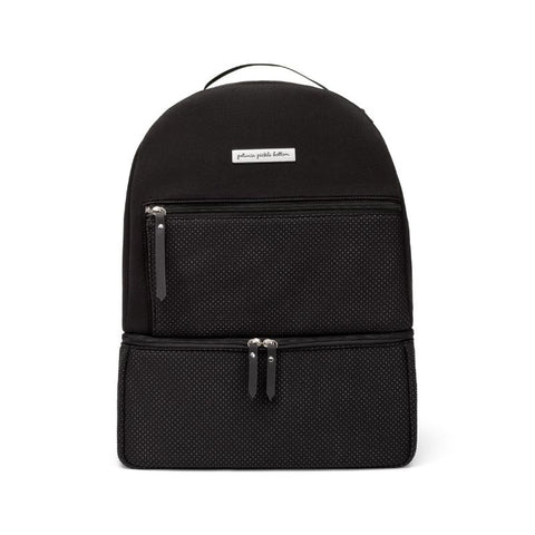 Petunia Pickle Bottom Axis Backpack: Black Neoprene | Little Baby.