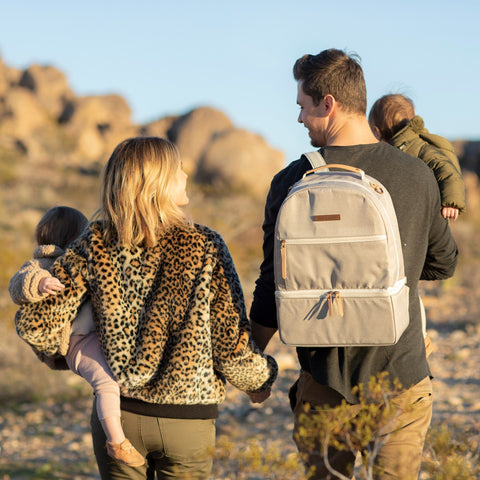 Petunia Pickle Bottom Axis Backpack: Sand (Exclusive) | Little Baby.