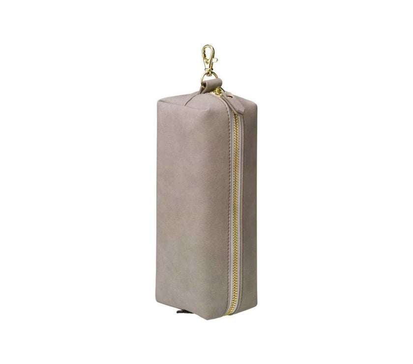Petunia Pickle Bottom Bottle Butler: Grey Matte Leathertte | Little Baby.