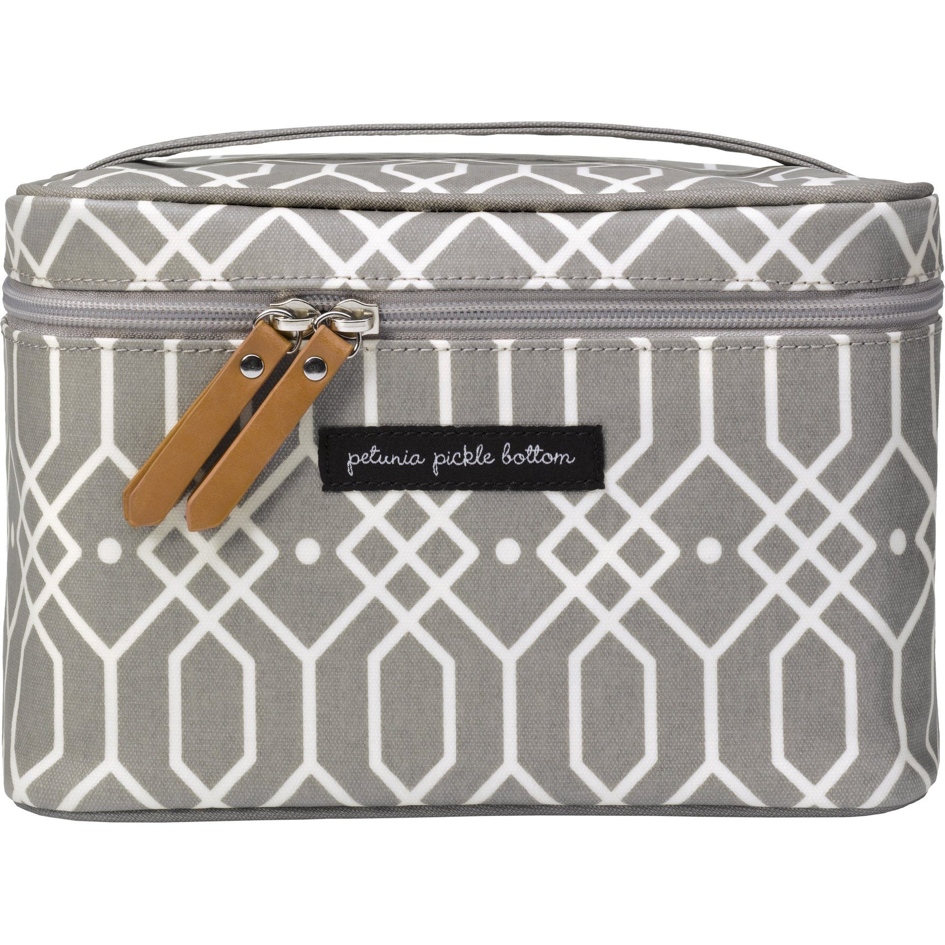 Petunia Pickle Bottom Travel Train Case: Quartz | Little Baby.