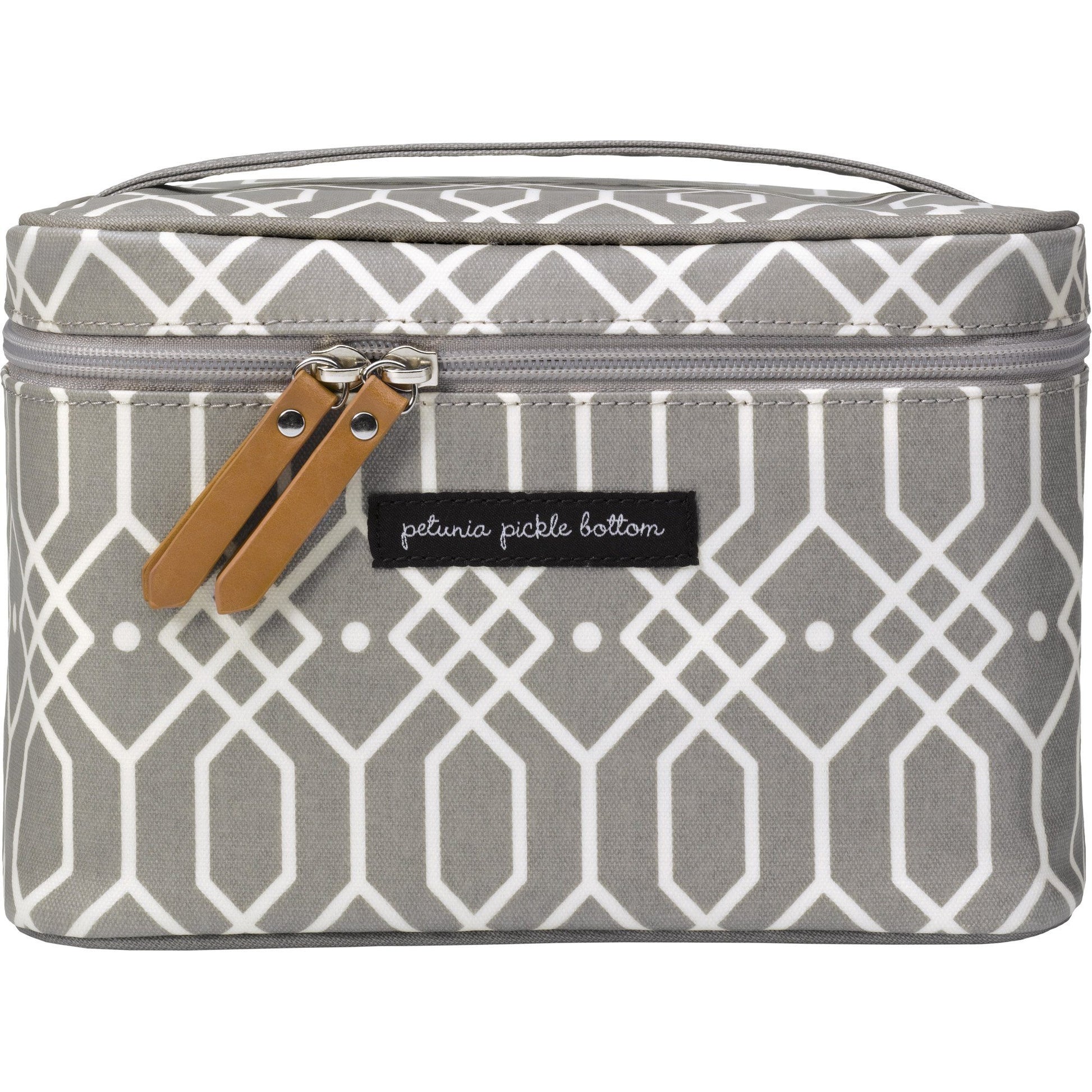 Petunia Pickle Bottom Travel Train Case: Quartz | Little Baby.