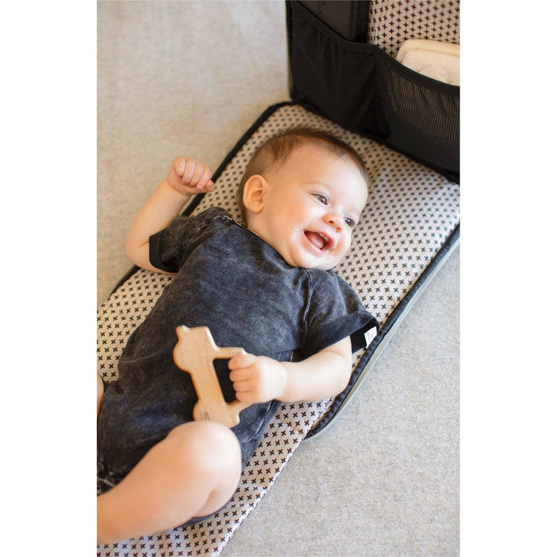 Petunia Pickle Bottom Work + Play Backpack - Grey Neoprene | Little Baby.