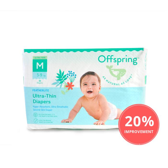 Offspring Featherlite Ultra-thin tape (S, M) | Little Baby.