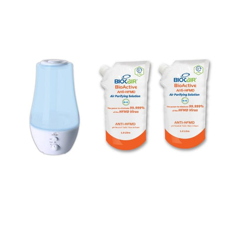BioCair Pro II BioActive Anti-HFMD Aerial Disinfection Bundle | Little Baby.