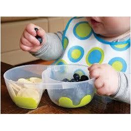 B.box Snack Pack with Soft Tip Spoon (Aqualicious) | Little Baby.