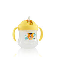 Pigeon Mag Mag Straw Cup Yellow Tiger 200ml x2-1