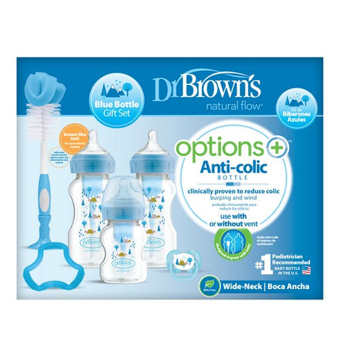 Dr. Brown's Wide-Neck Options+ Gift Set (Assorted Designs)