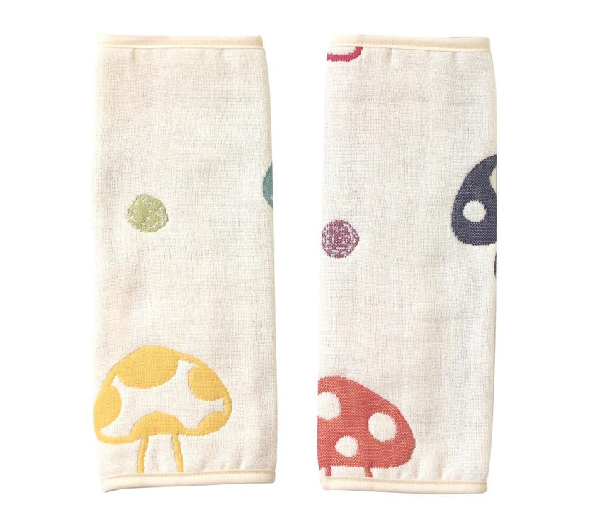 Hoppetta Champignon 6-fold Gauze Drool Pad Long | Little Baby.