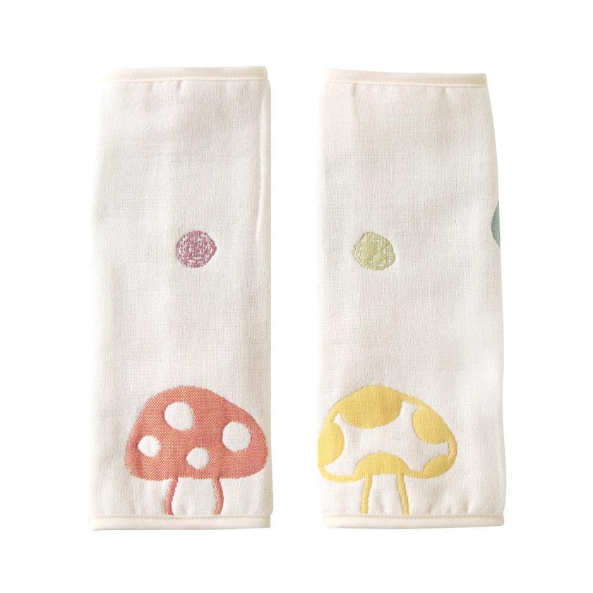 Hoppetta Champignon 6-fold Gauze Drool Pad Long | Little Baby.