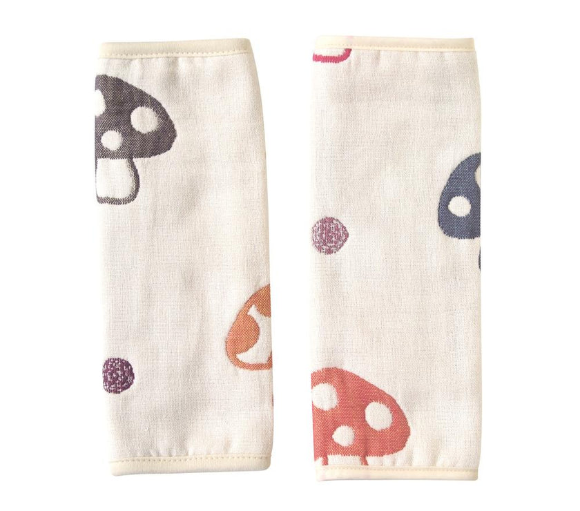 Hoppetta Champignon 6-fold Gauze Drool Pad Long | Little Baby.