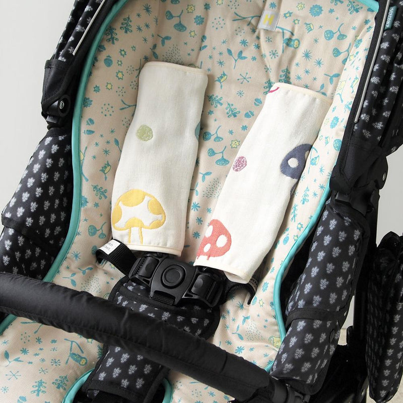 Hoppetta Champignon 6-fold Gauze Drool Pad Long | Little Baby.