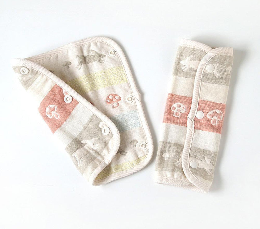 Hoppetta Lapin 6-fold gauze drool pad long | Little Baby.