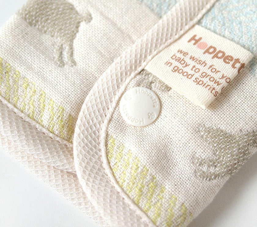 Hoppetta Lapin 6-fold gauze drool pad long | Little Baby.