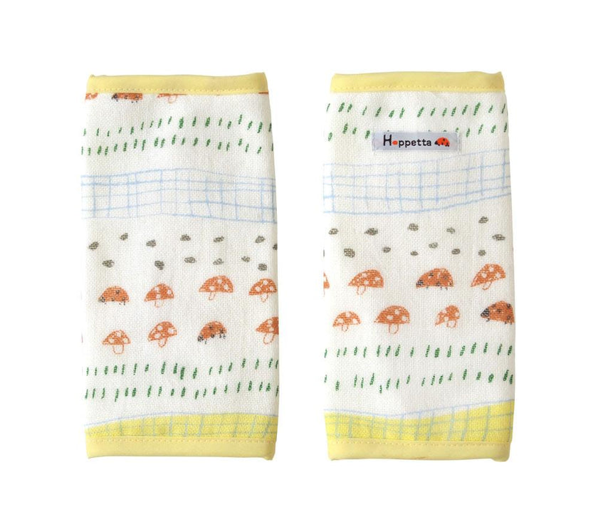 Hoppetta Tanta Fluffy Gauze Drool Pad - Ladybug | Little Baby.