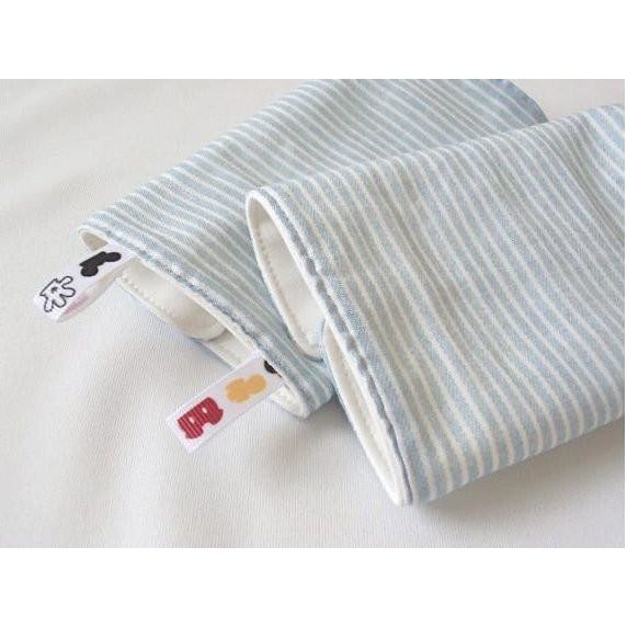 Jinglebib Drool Pad - Mickey Blue | Little Baby.