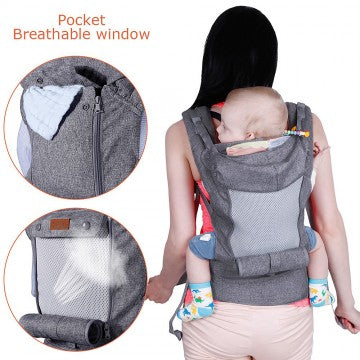 Lucky Baby Ergonomical Baby Carrier - Dark Grey