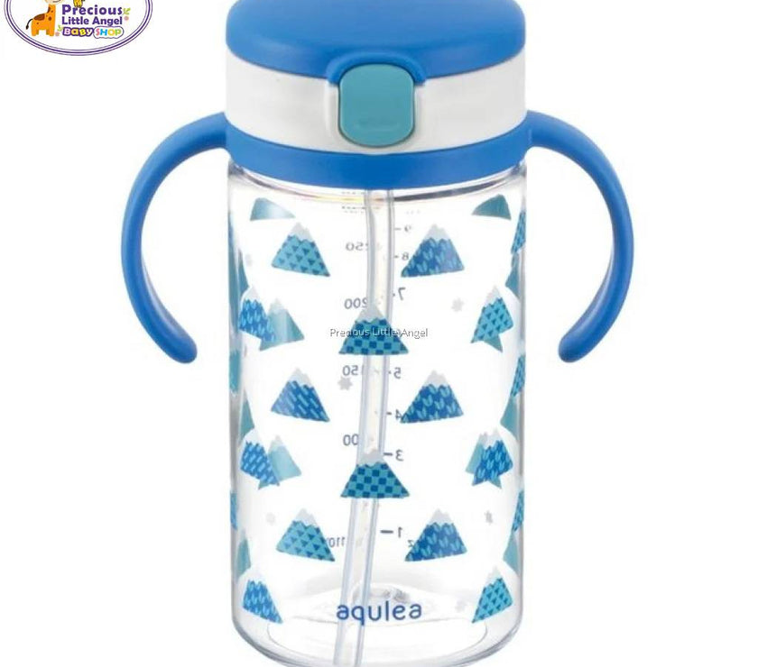 Richell Aqulea Clear Straw Bottle Mug (320ml)