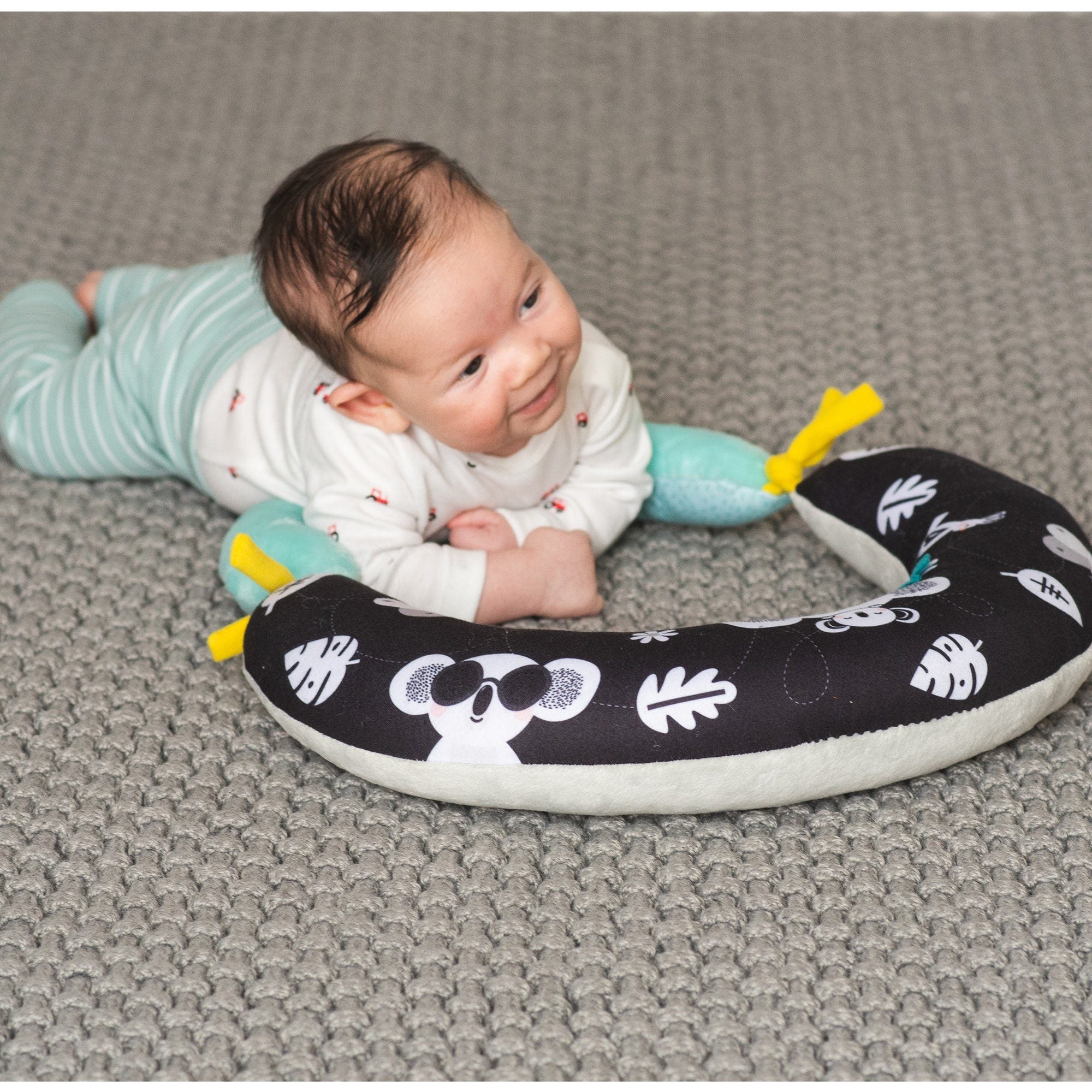 Taf Toys 2 in 1 Tummy Time Pillow | Little Baby.