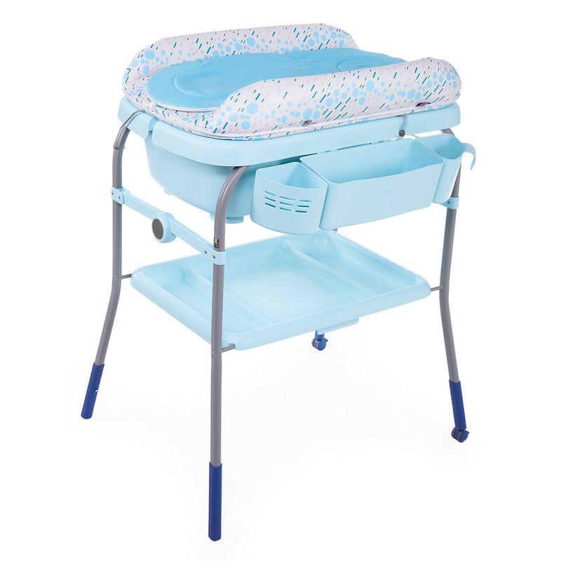Chicco Cuddle & Bubble Comfort Baby Bathtub / Changing Station Ocean | Little Baby.