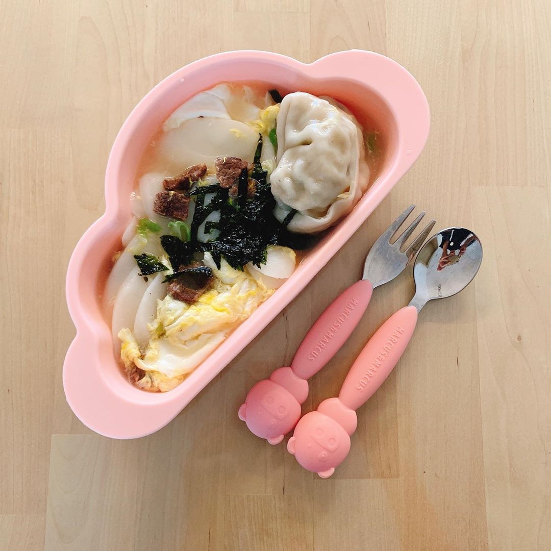 Mother's Corn Platter Set - Pink | Little Baby.