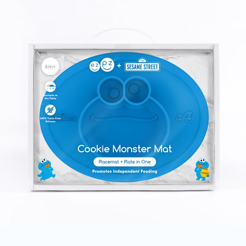 ezpz Sesame Street Mat - Cookie Monster | Little Baby.
