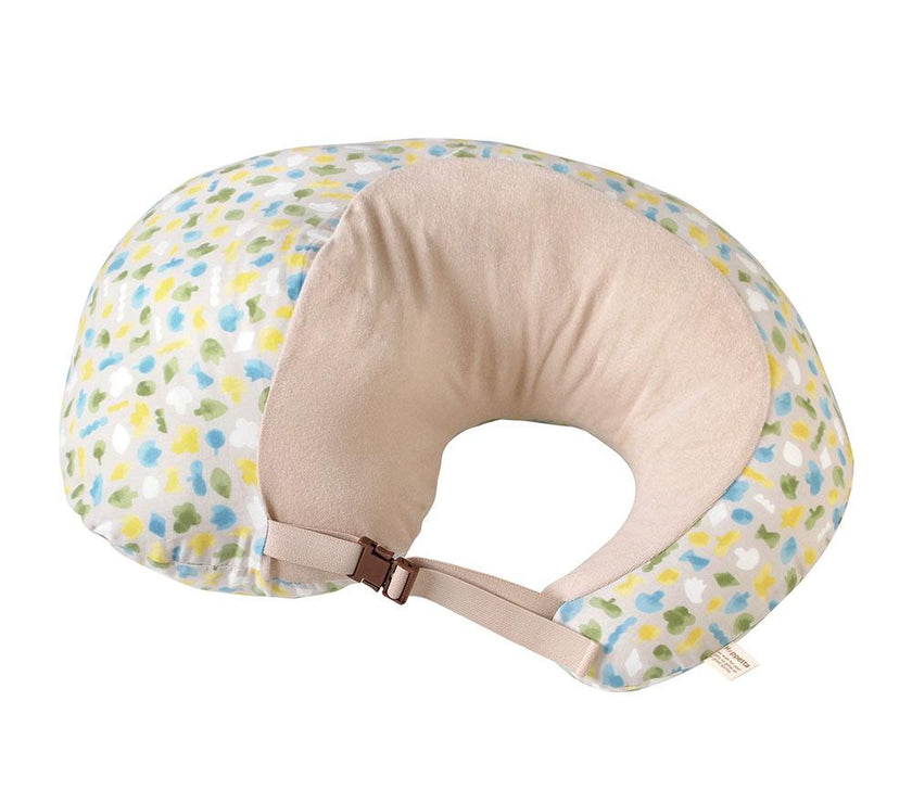 Hoppetta Breast Feeding Pillow - Polka Green | Little Baby.