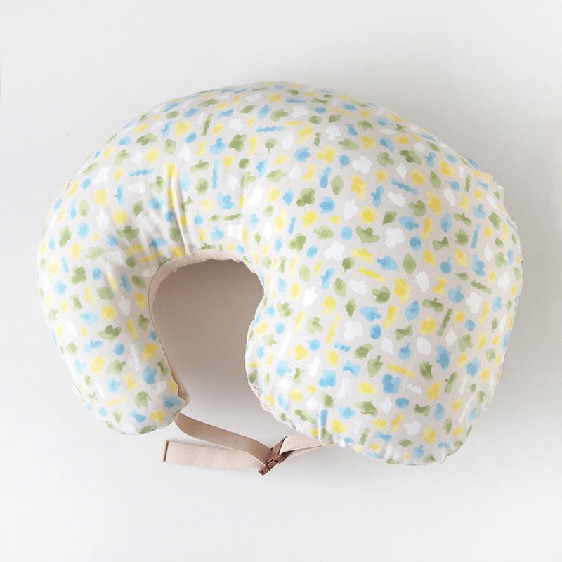 Hoppetta Breast Feeding Pillow - Polka Green | Little Baby.