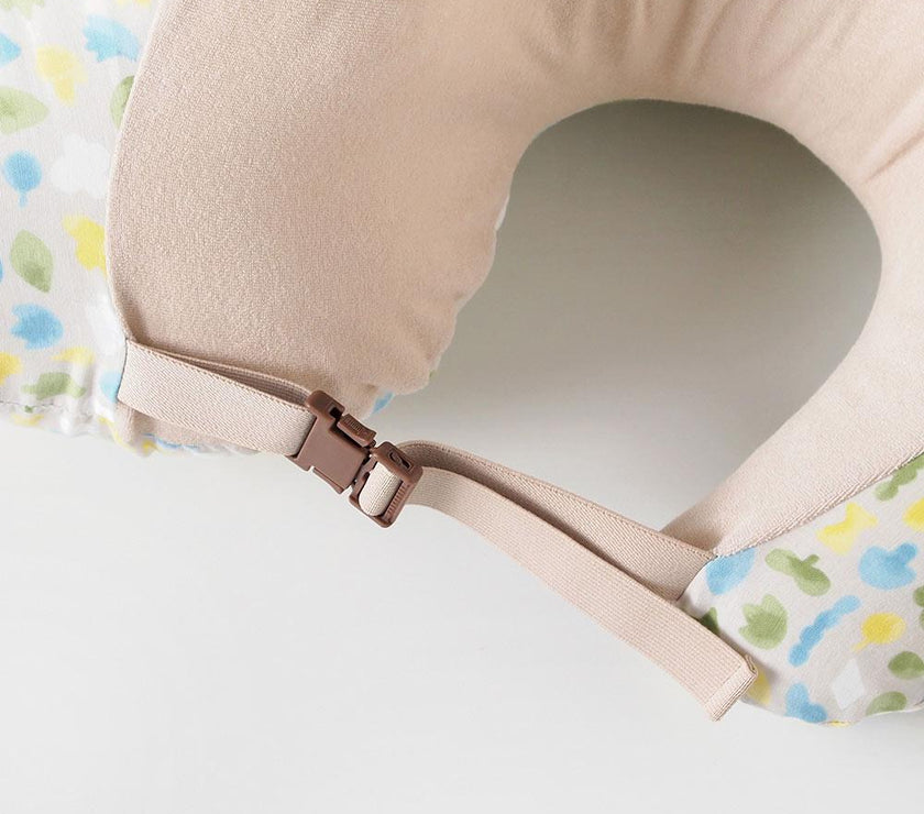 Hoppetta Breast Feeding Pillow - Polka Green | Little Baby.