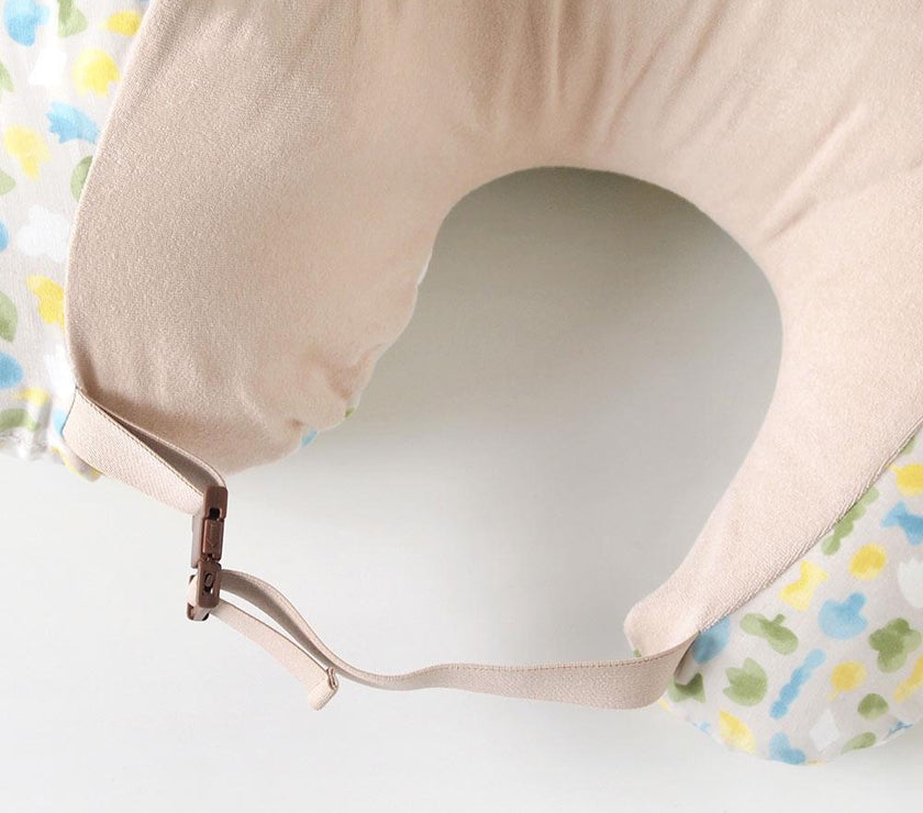 Hoppetta Breast Feeding Pillow - Polka Green | Little Baby.