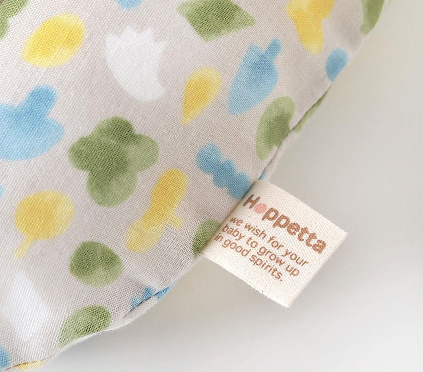 Hoppetta Breast Feeding Pillow - Polka Green | Little Baby.