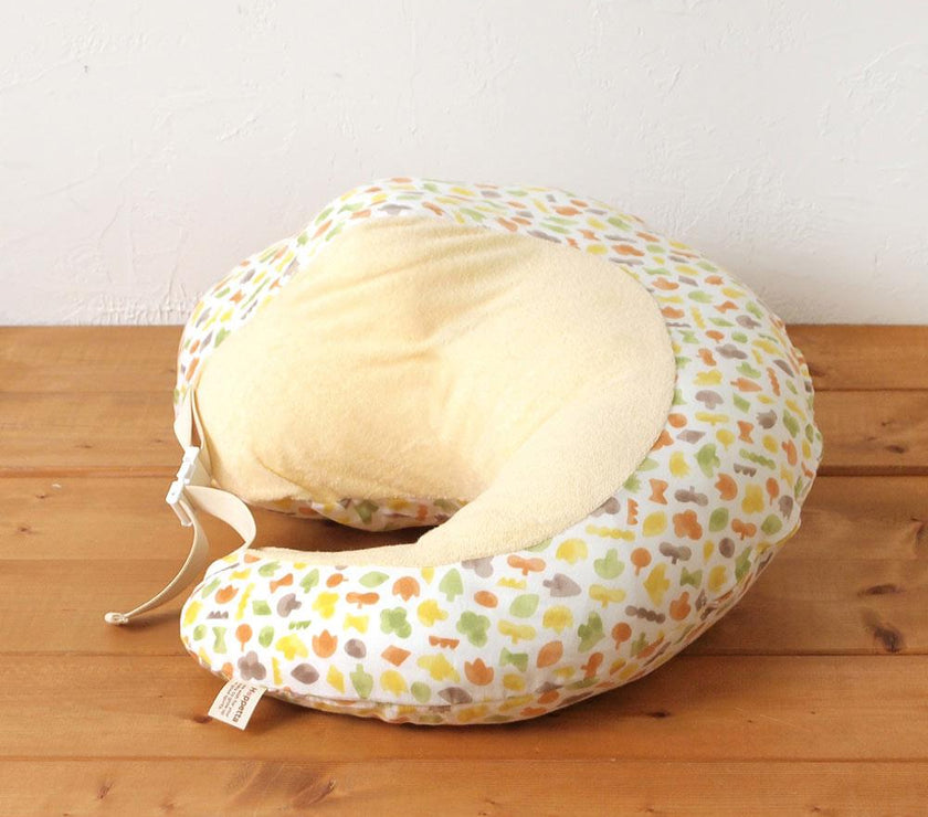 Hoppetta Breast Feeding Pillow - Polka Yellow | Little Baby.
