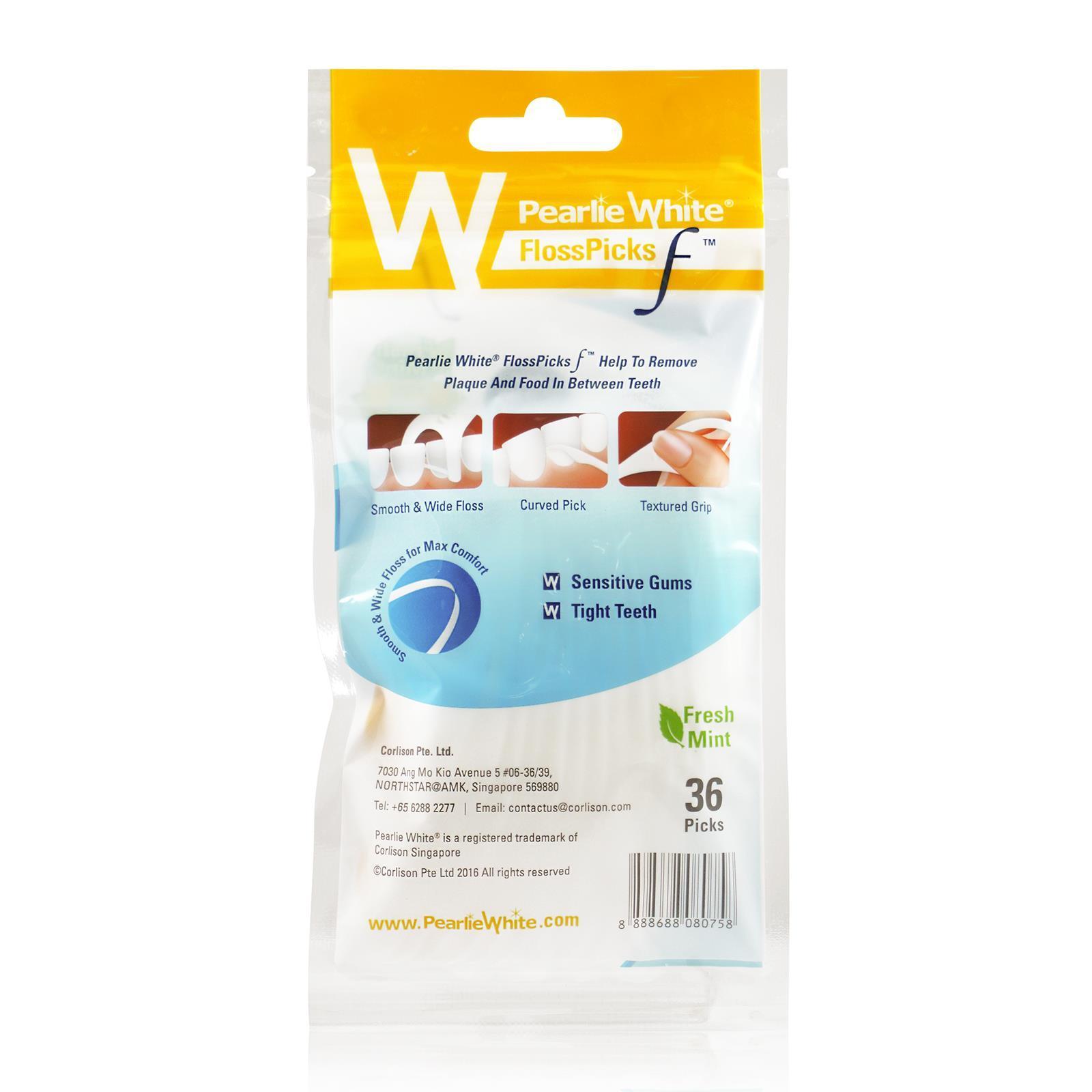 FlossPick F | 2-IN-1 PTFE Mint Flosser 36pcs | Little Baby.