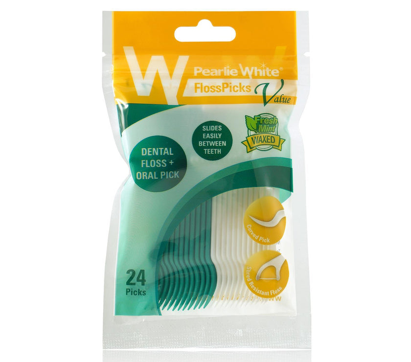 FlossPicks | Value 2-IN-1 Mint Flosser 24pcs | Little Baby.