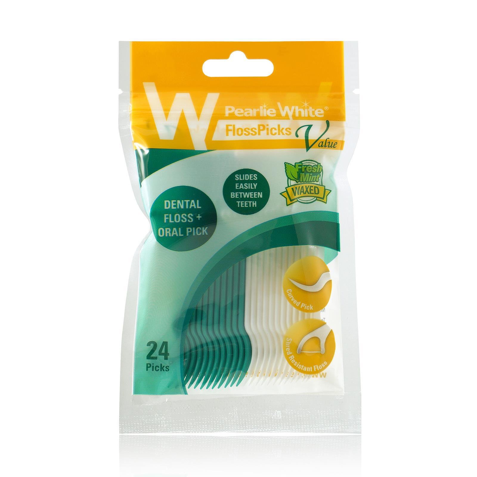 FlossPicks | Value 2-IN-1 Mint Flosser 24pcs | Little Baby.