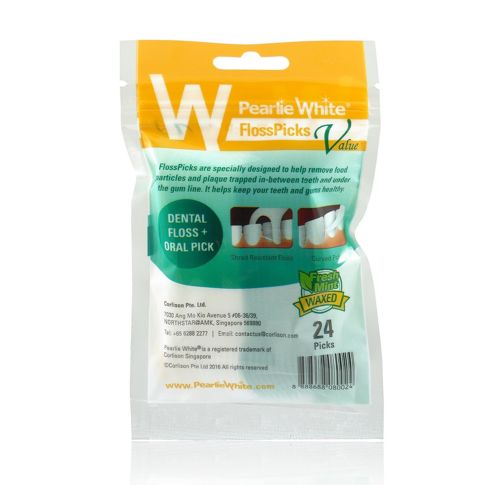 FlossPicks | Value 2-IN-1 Mint Flosser 24pcs | Little Baby.