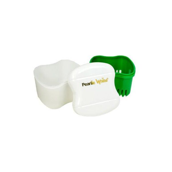 Denture Bath | Denture Container With Rinsing Basket | Little Baby.