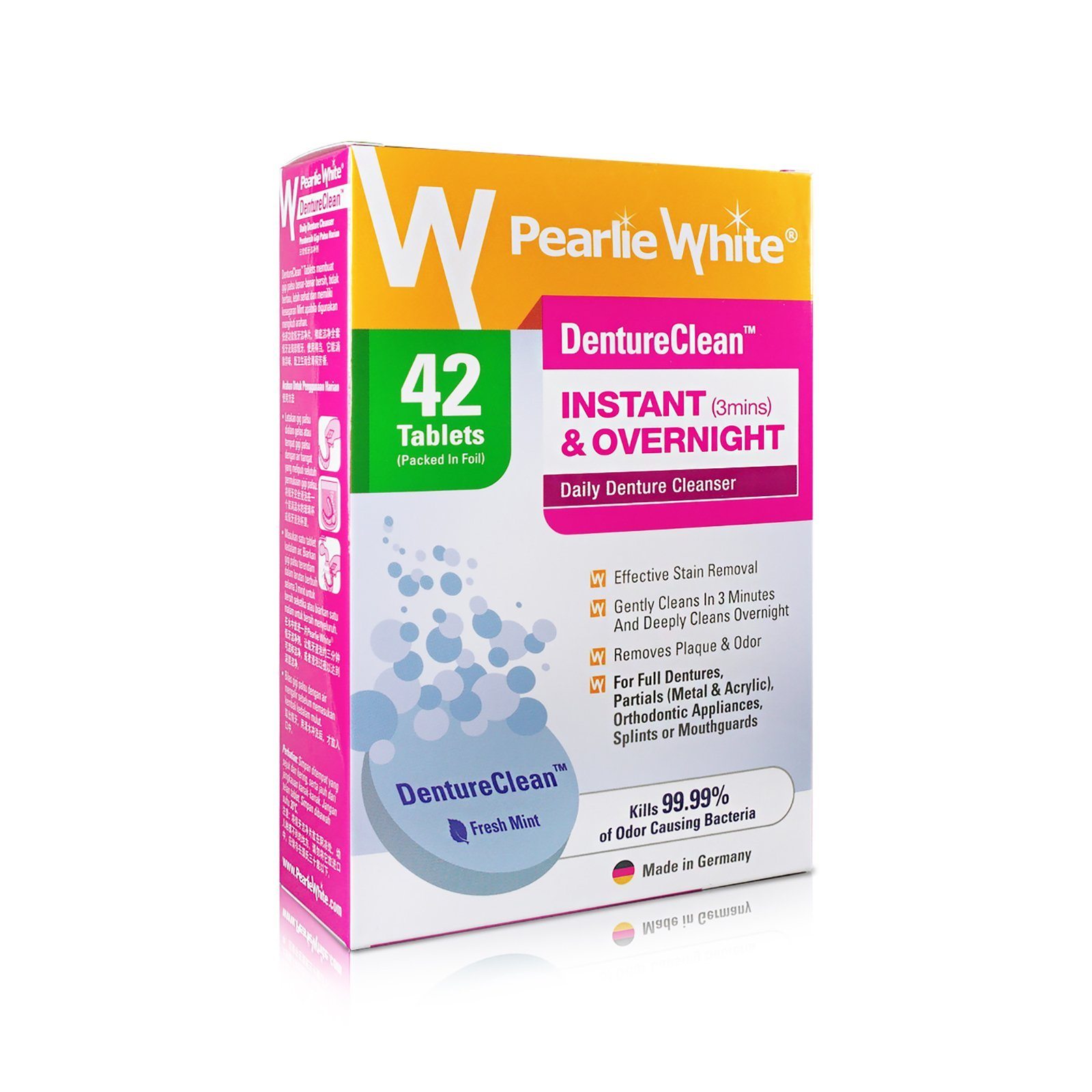 DentureClean | Denture Cleansing Tablets 42pcs | Little Baby.