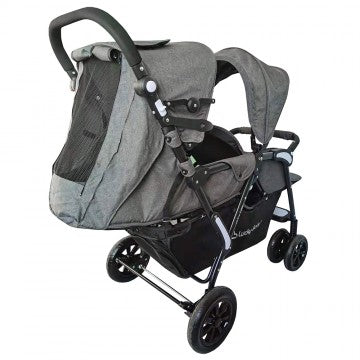 safeplus double stroller Lucky Baby City Dou Plus™ Twin Stroller