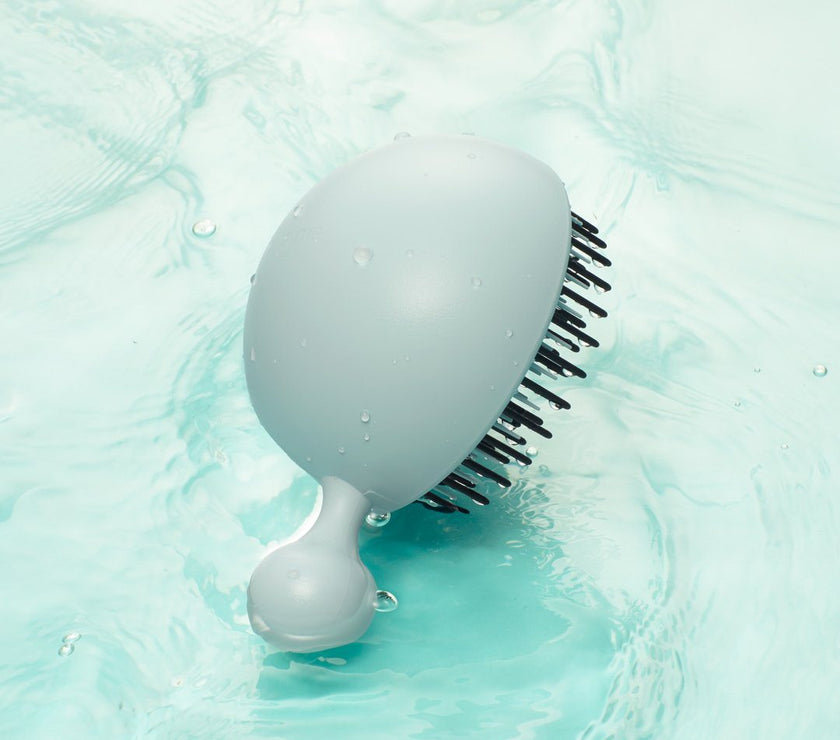 For Beaut Pure Me Detangling & Oil Removal Hair Brush - Aqua Mint Green (Made In Korea) | Little Baby.